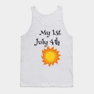 My 1st 4th Of July Independence Day Tank Top